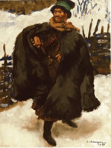Illustration to the novel Hadji Murad by Leo Tolstoy, 1924 by Lanceray
