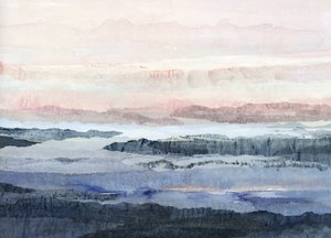 Dreamy Mountain Hues by Lara Eckerman