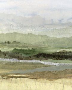 Layered Green Landscape