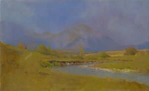 Podtatranská Landscape After Spring Rain by Laszlo Mednyanszky