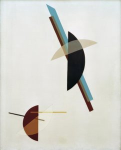 On White Ground by Laszlo Moholy Nagy