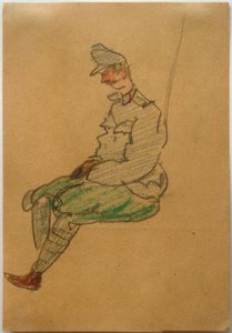 Untitled (Sitting Radio Operator)