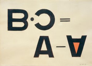 Untitled (Typo Collage) by Laszlo Moholy Nagy