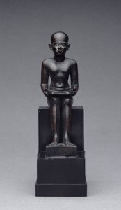 Figure of Imhotep (c.2635-2595 BC) by Late Period Egyptian