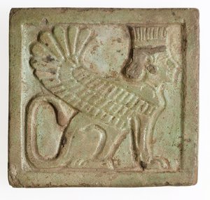 Plaque with winged Persian Sphinx