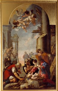 The Adoration of the Shepherds by Laurent de la Hyre