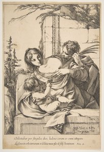 Holy Family with Palm by Laurent de la Hyre