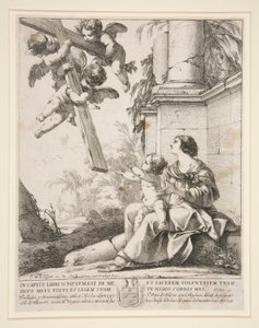 Virgin with Angels by Laurent de la Hyre