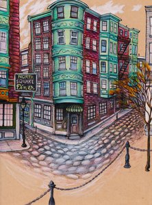 North Square Diner, 2025 by Laurie Michaels
