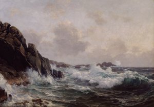 Breakers at Kvitsoy by Lauritz Haaland