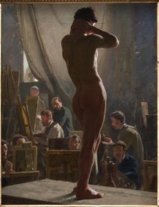 Male Nude in the Studio of Bonnat