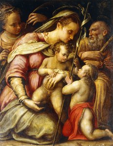 The Holy Family with the Infant Saint John the Baptist and Saint Catherine by Lavinia Fontana