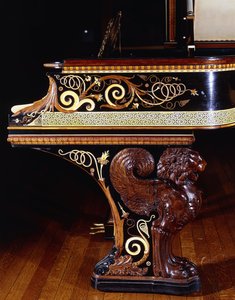 A Highly Important Pianoforte Designed by Sir Lawrence Alma-Tadema, Action by Steinway New York by Lawrence Alma Tadema