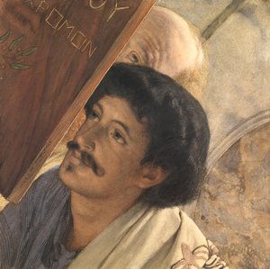 Charles Deschamps, with Henry Wallace Looking On, 1874 by Lawrence Alma Tadema