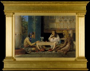 Egyptian Chess Players, 1865 by Lawrence Alma Tadema
