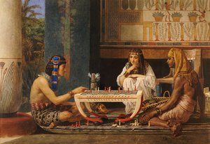 Egyptian Chess Players by Lawrence Alma Tadema
