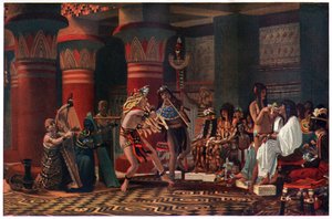 Pastime in Ancient Egypt Three Thousand Years Ago (illustration from 