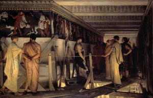 Pheidias and the Frieze of the Parthenon by Lawrence Alma Tadema