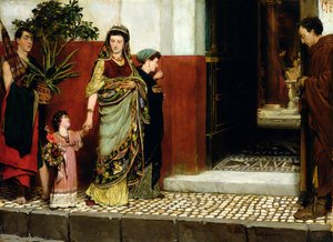 Returning from Market by Lawrence Alma Tadema