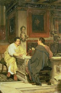 The Discourse; A Chat by Lawrence Alma Tadema