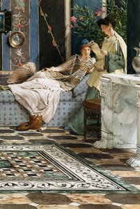 The Letter from an Absent One, 1871 by Lawrence Alma Tadema