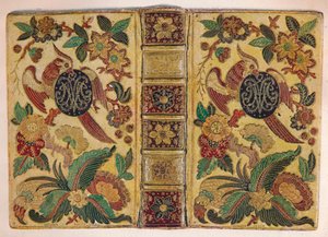 Mosaic binding signed by Le Monnier and bearing the monogram of Maria Josepha of Saxony by Le Monnier