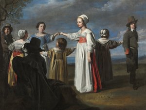 Children Dancing, c.1650 by Le Nain Brothers