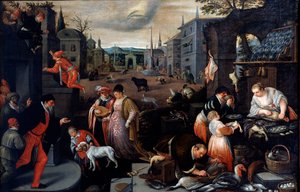 February from the series The Seasons, late 16th or early 17th century by Leandro Bassano