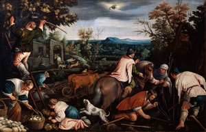 October from the Series The Seasons by Leandro Bassano