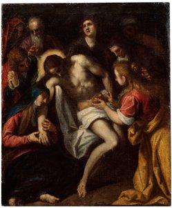 The Lamentation over Christ, Late 16th or Early 17th Century by Leandro Bassano