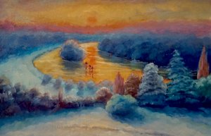 Christmas, The View from Richmond Hill by Lee Campbell