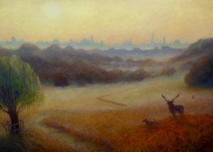 Richmond Park Autumn Morning by Lee Campbell