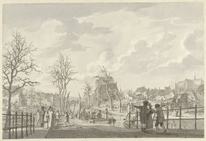 Ruins on the Rapenburg in Leiden, After the Gunpowder Disaster of January 12, 1807 by Leendert Overbeek