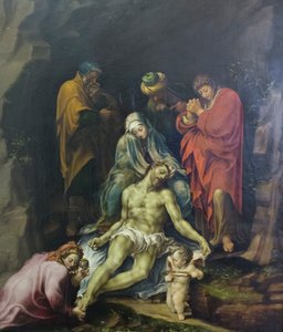 The Lamentation Over the Dead Christ by Lelio Orsi da Novellara