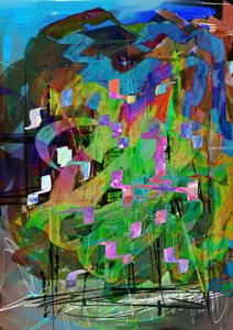 Vibrant Abstract Composition