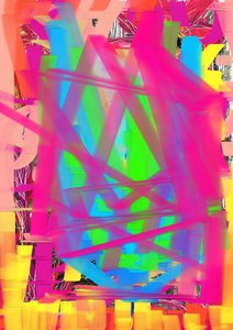 Vibrant Geometric Abstract