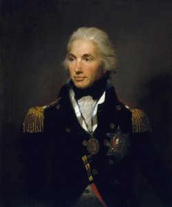 Portrait of Vice Admiral Horatio Nelson, first Viscount of Nelson by Lemuel Francis Abbott
