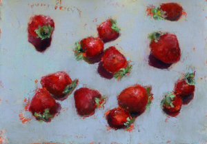 Fresh Summer Strawberries by Lena Ru