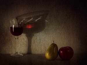 Moody Wine and Fruit by Lenka