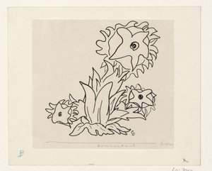 Flowers by Leo Gestel (signed by artist)