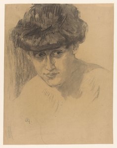 Bust of a Woman with Hair Up