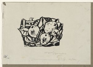 Three Pears by Leo Gestel (signed by artist)