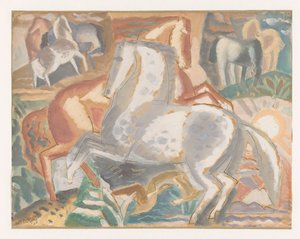 Horses in a Landscape