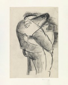 Kissing Couple (1891-1941) by Leo Gestel