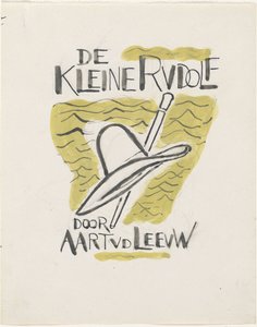 Design for a Book Cover: Aart van der Leeuw, De kleine Rudolf, 1930 by Leo Gestel