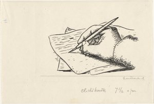 Writing Hand by Leo Gestel