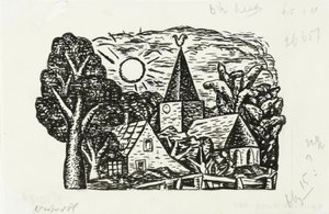 Vignette for Biography of Gestel by Prof. W. van der Pluym by Leo Gestel
