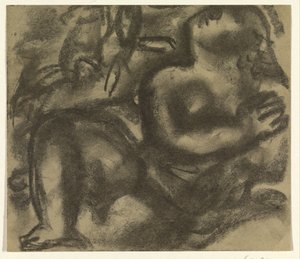 Seated Nude Female in a Landscape