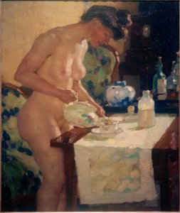 Model at the Tea Table