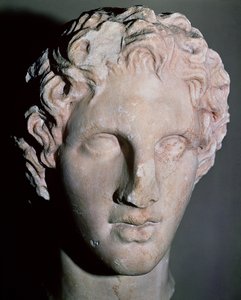 Head of Alexander the Great (356-323 BC) by Leochares Leochares